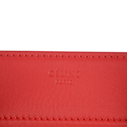 Celine Supple Calfskin Medium Phantom Luggage Vermillion 8 of 9