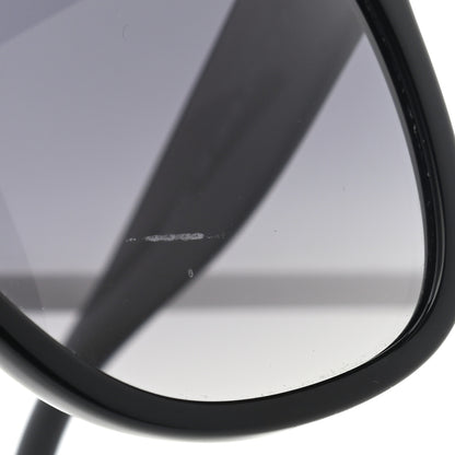 Chanel Acetate Polarized Square CC Sunglasses 5380 Black 8 of 9