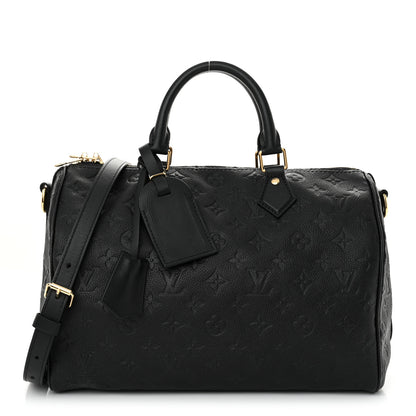 Louis Vuitton Empreinte Monogram Speedy Soft 30 Black 1 of 9