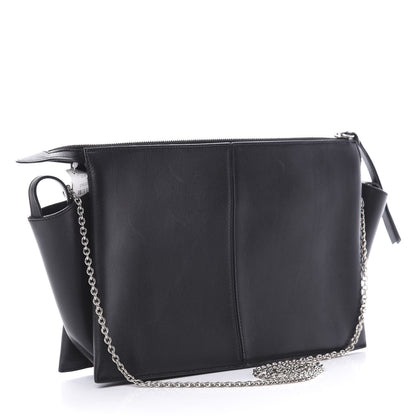 Celine Supple Natural Calfskin Tri-Fold Clutch Black 3 of 14