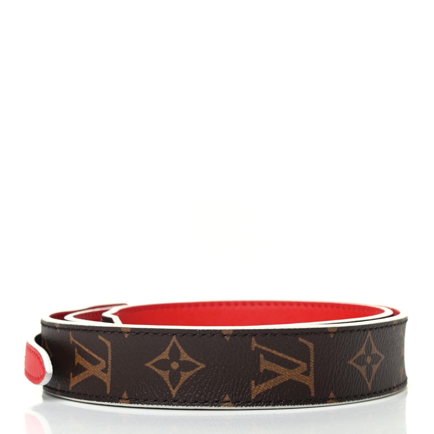 Louis Vuitton Monogram Bandouliere Shoulder Strap XL Coquelicot 2 of 4