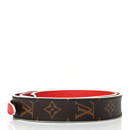 Louis Vuitton Monogram Bandouliere Shoulder Strap XL Coquelicot 2 of 4