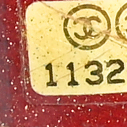 Metallic Aged Calfskin Quilted Cotton Club Pochette Bronze