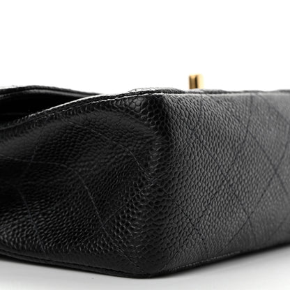 Chanel Caviar Quilted Small Double Flap Black 9 of 14