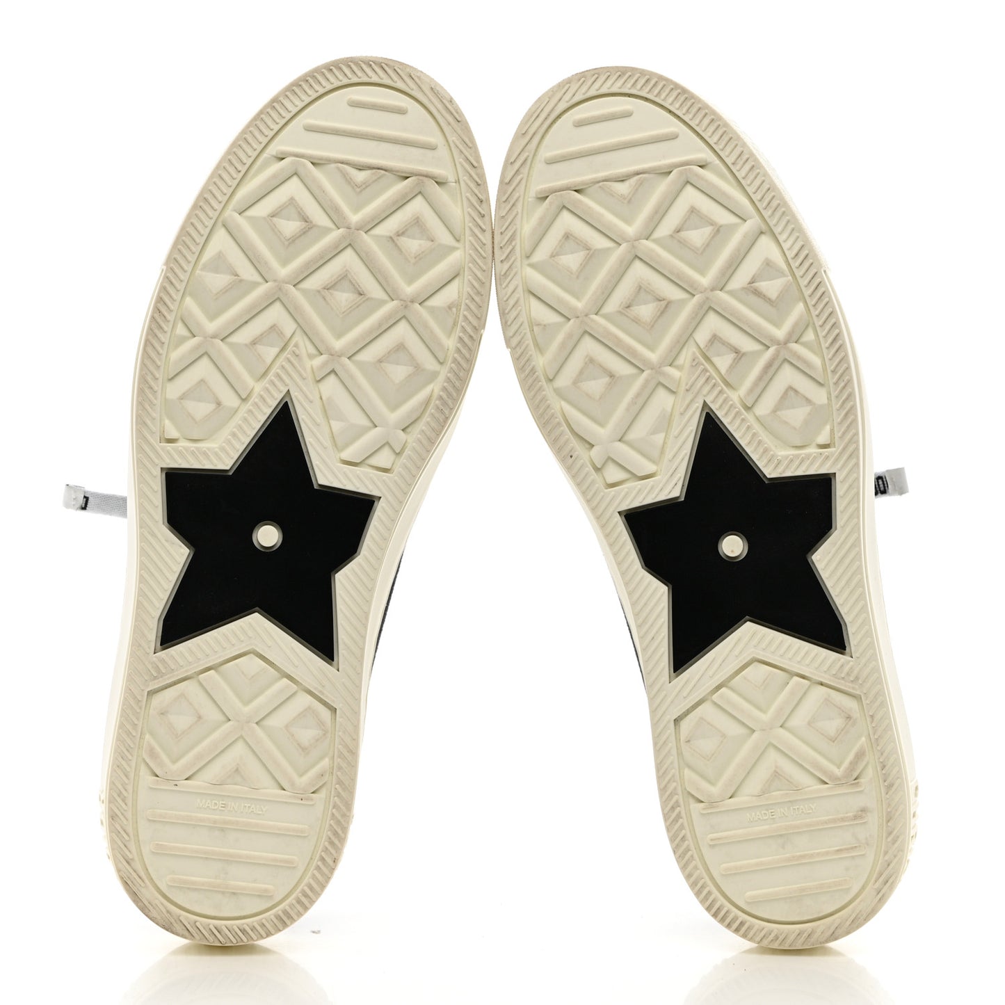 Canvas Walk'N'Dior Low Top Sneakers 37.5 Black