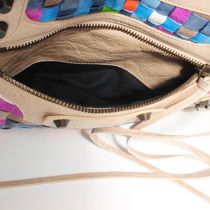 Balenciaga Agneau Lattice Woven First Multicolor Praline 7 of 11