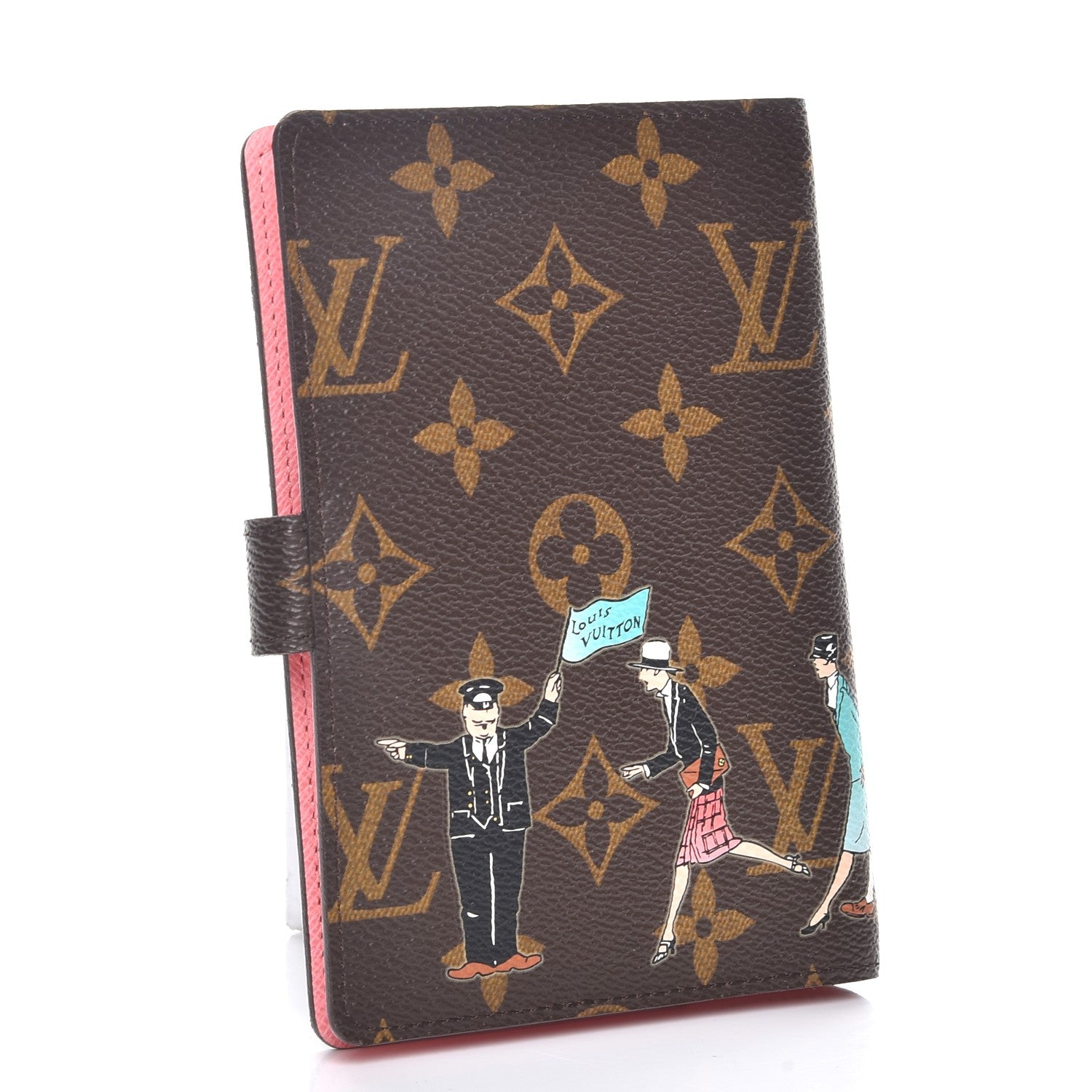 Louis Vuitton Monogram Illustre Small Ring Agenda Rose 3 of 7