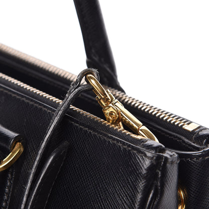 Prada Saffiano Small Galleria Double Zip Tote Black 20 of 20