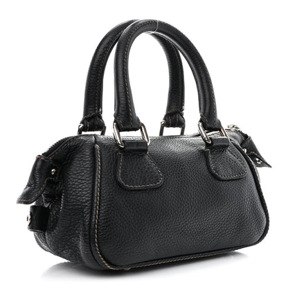 Chanel Calfskin Lax CC Small Bowler Bag Black 3 of 13