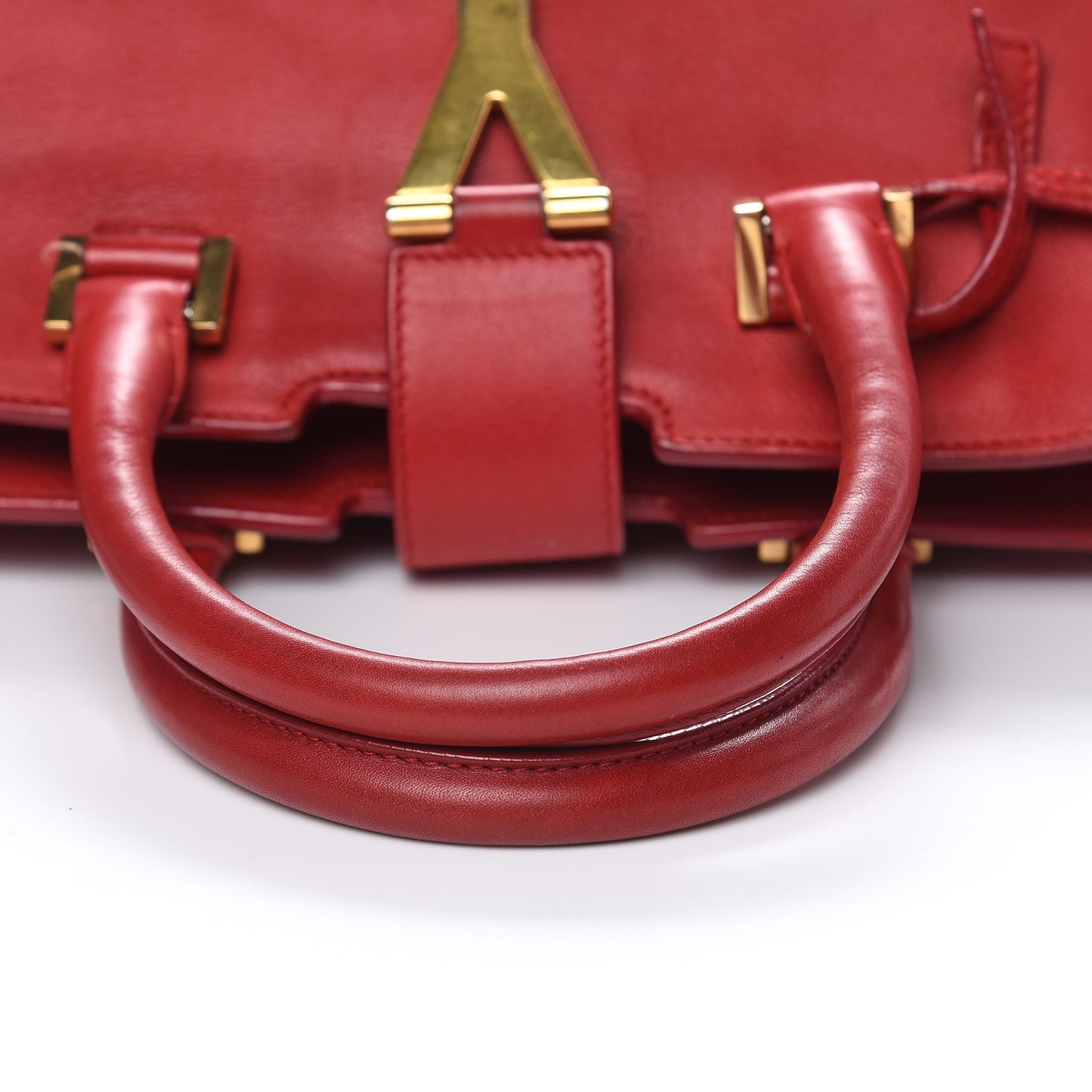 Calfskin Small Classic Y Cabas Rouge Orient