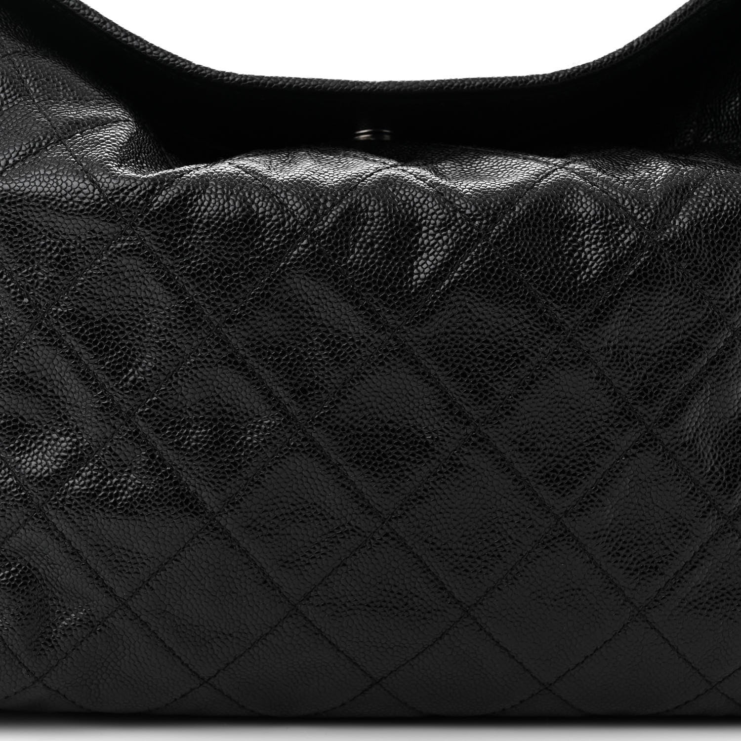 Chanel Caviar Quilted French Riviera Shoulder Bag Black 8 of 10