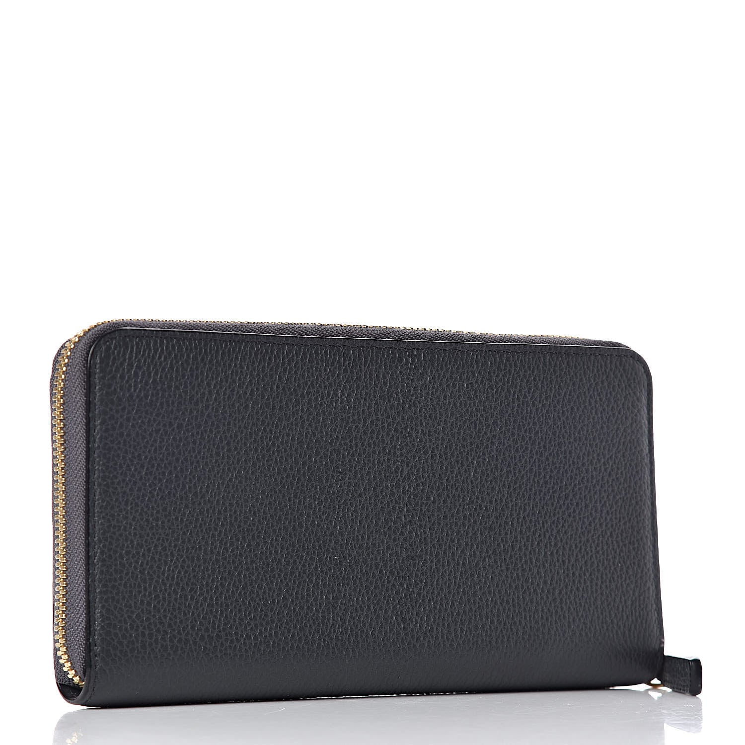 MCM Calfskin Fontanellas Park Avenue Milla Zip Around Wallet Phantom Grey 3 of 7