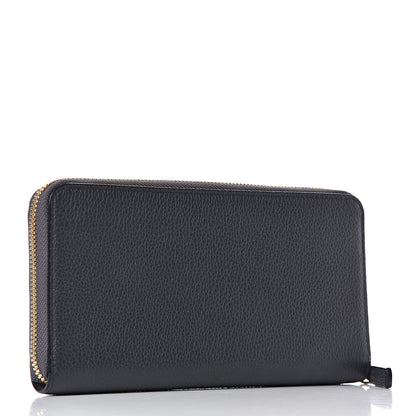 MCM Calfskin Fontanellas Park Avenue Milla Zip Around Wallet Phantom Grey 3 of 7