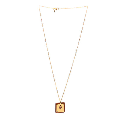 Hermes Swift As De Coeur Necklace Gold 3 of 5