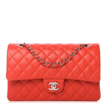Chanel Lambskin Quilted Medium Double Flap Red 1 of 11