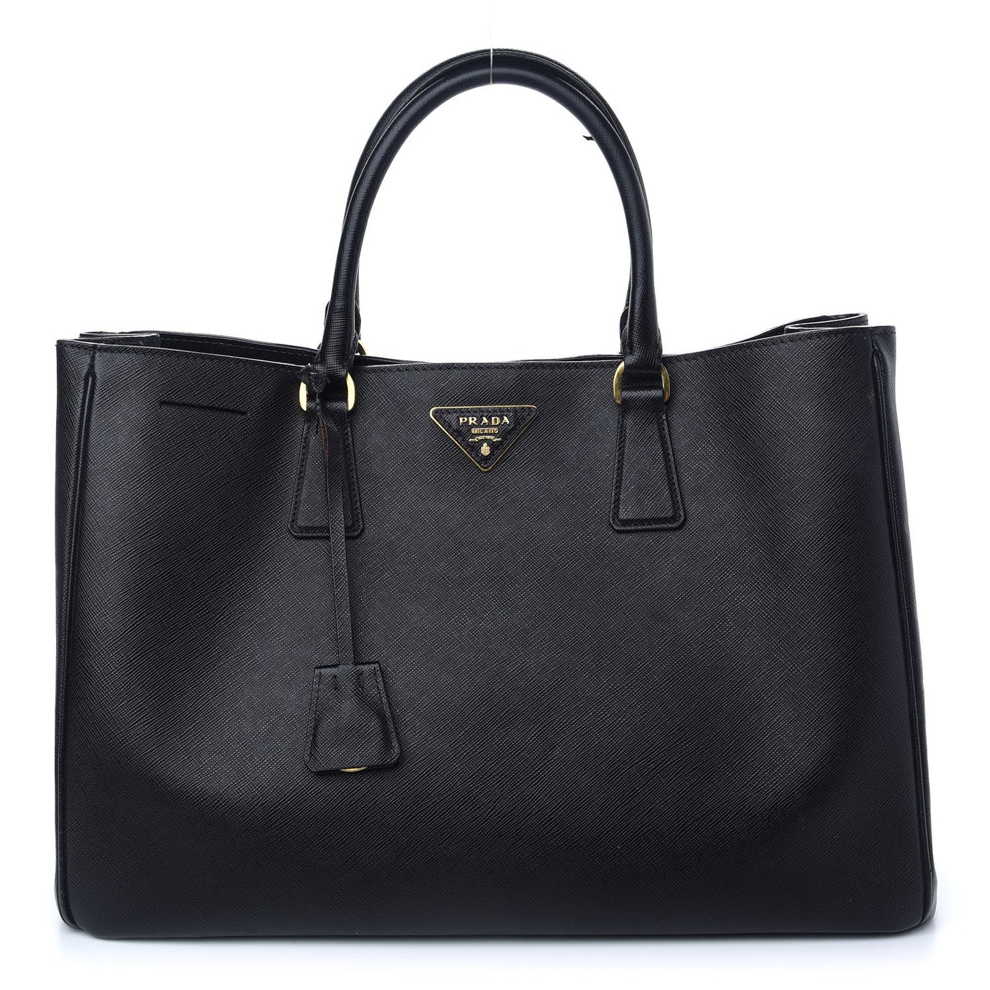 Saffiano Lux Large Tote Black