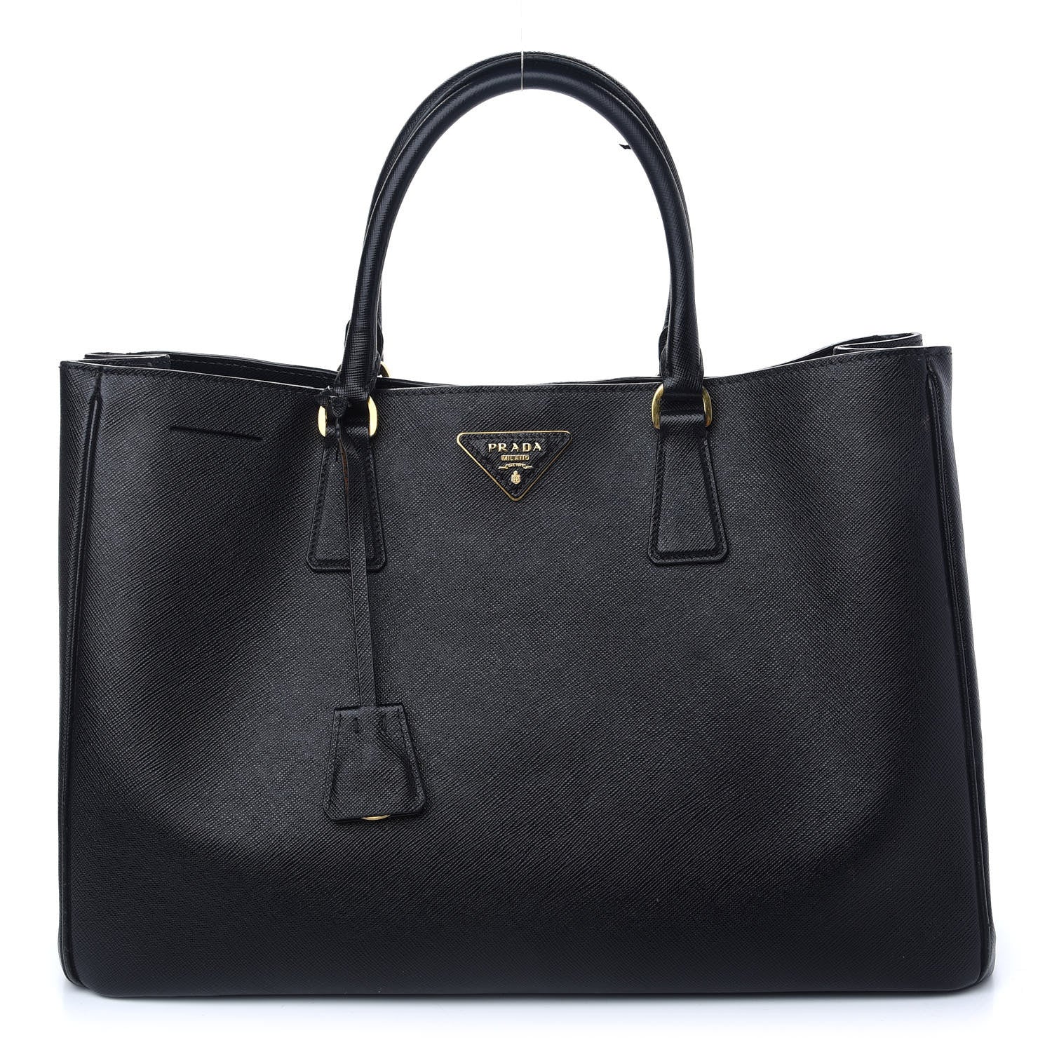 Prada Saffiano Lux Large Tote Black 1 of 11