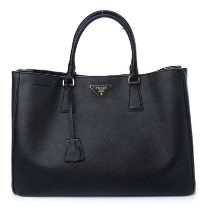 Prada Saffiano Lux Large Tote Black 1 of 11