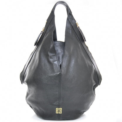 Givenchy Textured Calfskin Tinhan Hobo Black 1 of 10