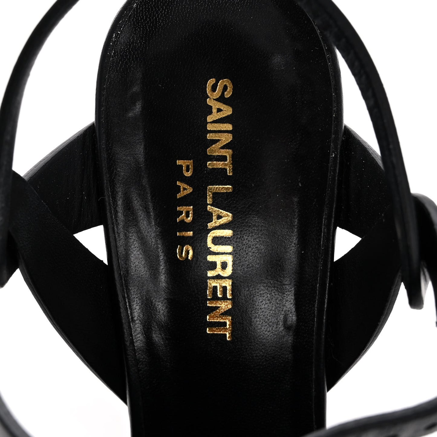Calfskin Betty 80 Tribute Sandals 37 Black
