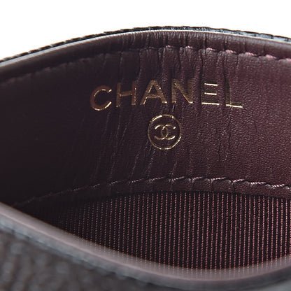 Chanel Caviar Quilted Card Holder Black 6 of 9