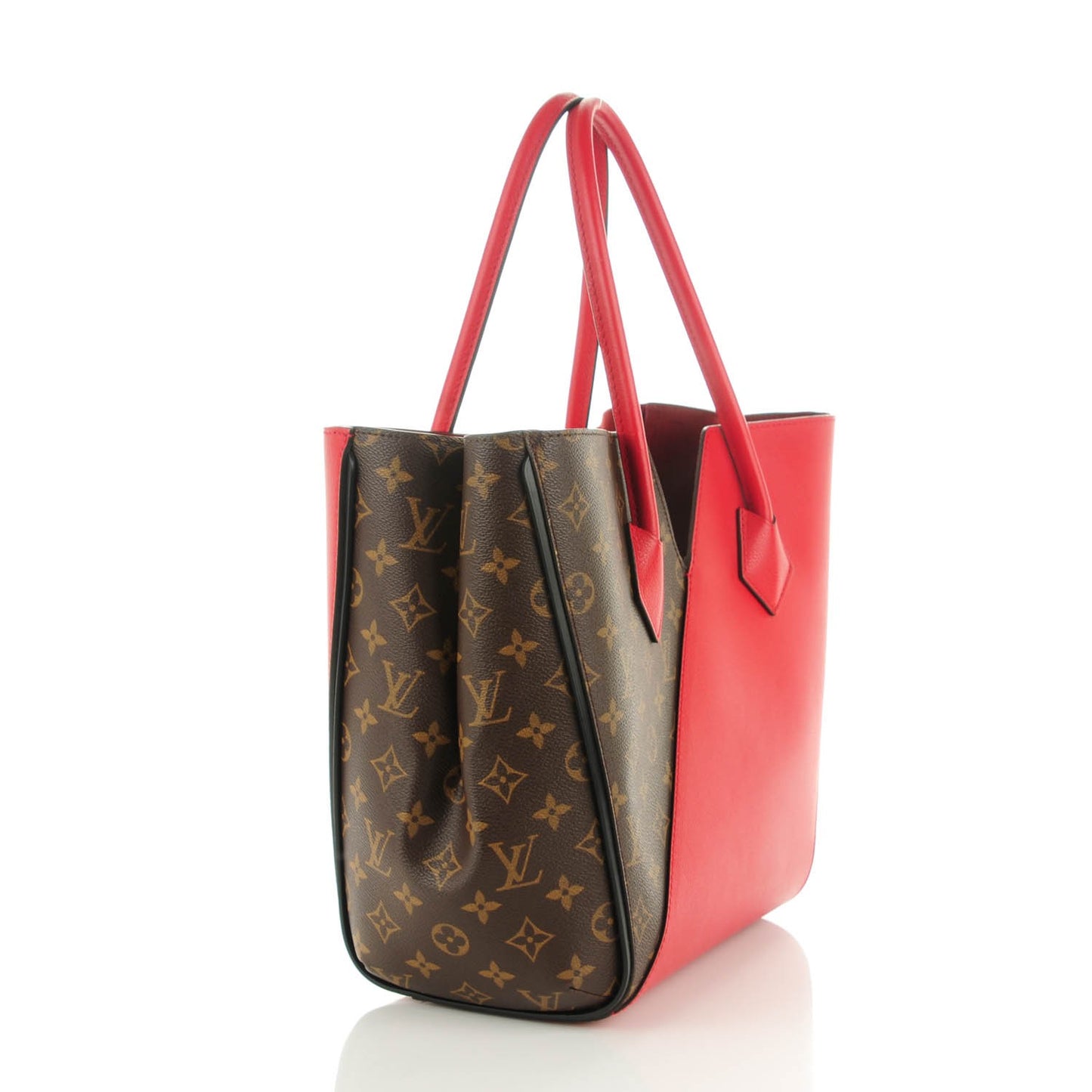 Calfskin Monogram Kimono Tote Cherry