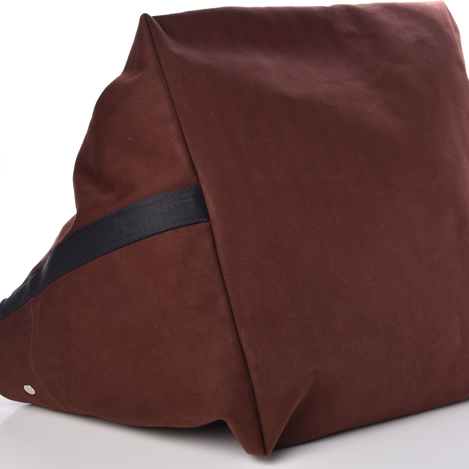 Hermes Toile Fourre Tout du Cavalier Carryall Tote Brown 10 of 11