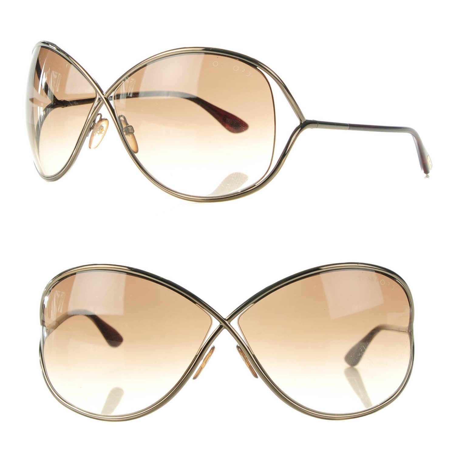 Tom Ford Miranda Crossover Sunglasses TF130 Bronze 1 of 7