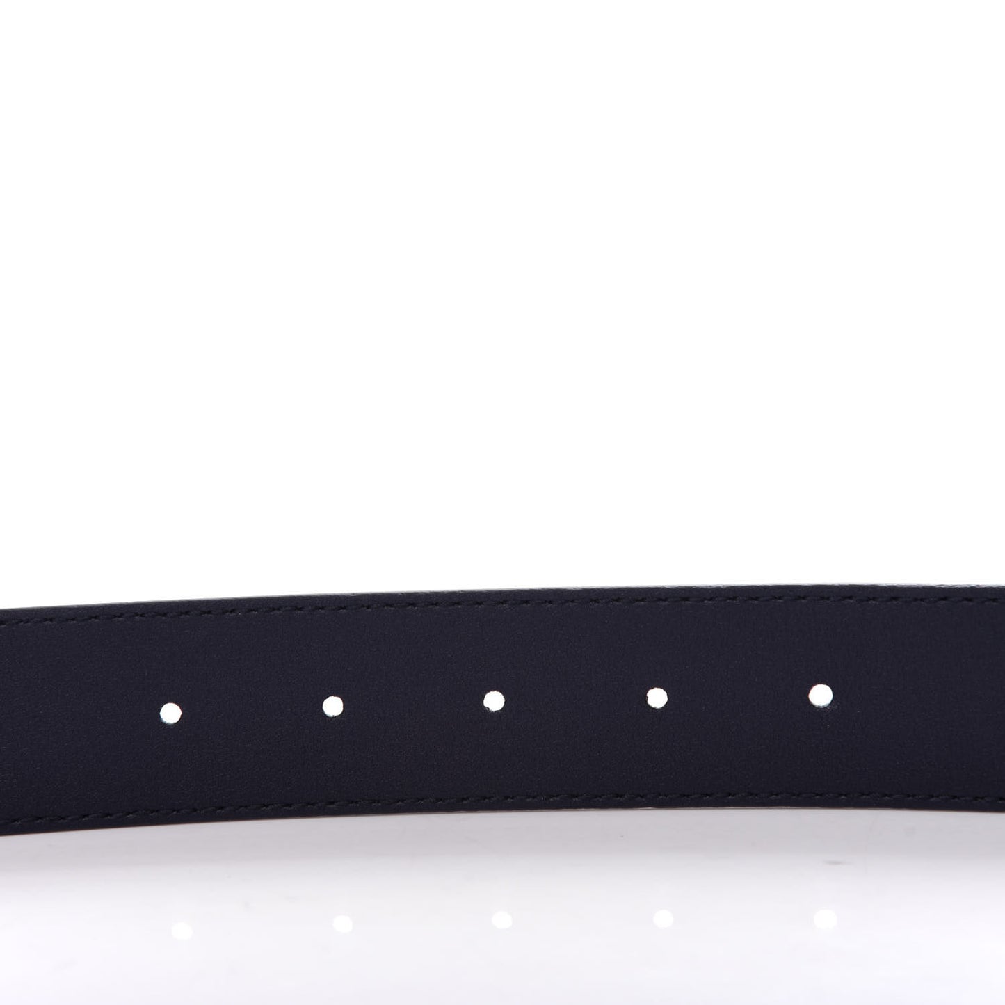 GG Supreme Monogram Blooms Plaque Belt 105 42 Blue