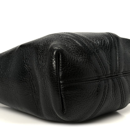 Chloe Grained Calfskin Small Spin Tote Black 9 of 10