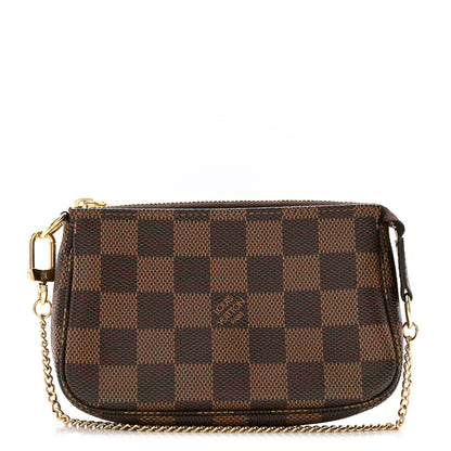 Louis Vuitton Damier Ebene Mini Pochette Accessories 1 of 8