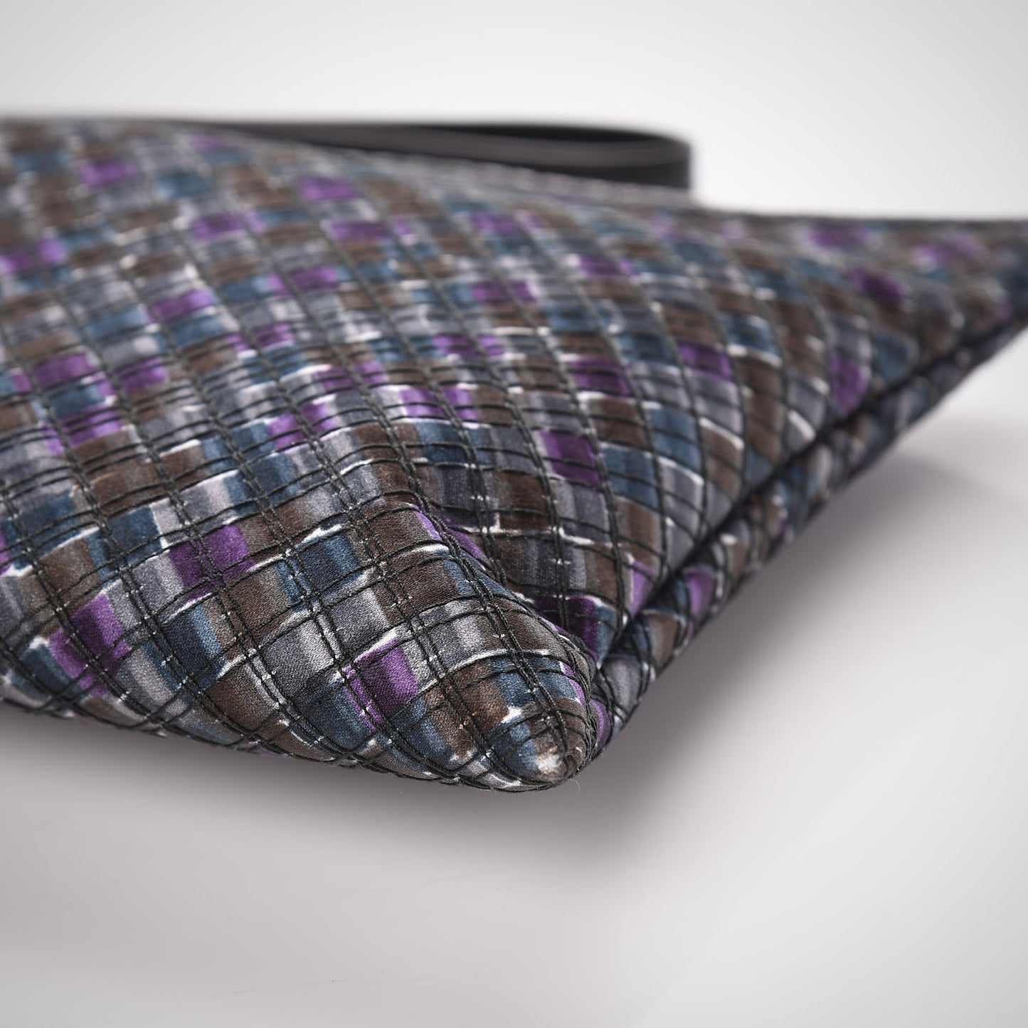 Satin Intrecciato Ayers Clutch Multicolor