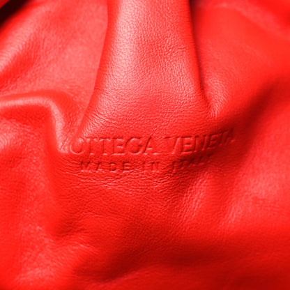 Bottega Veneta Nappa Maxi Intrecciato Teen Pouch Bright Red 6 of 10