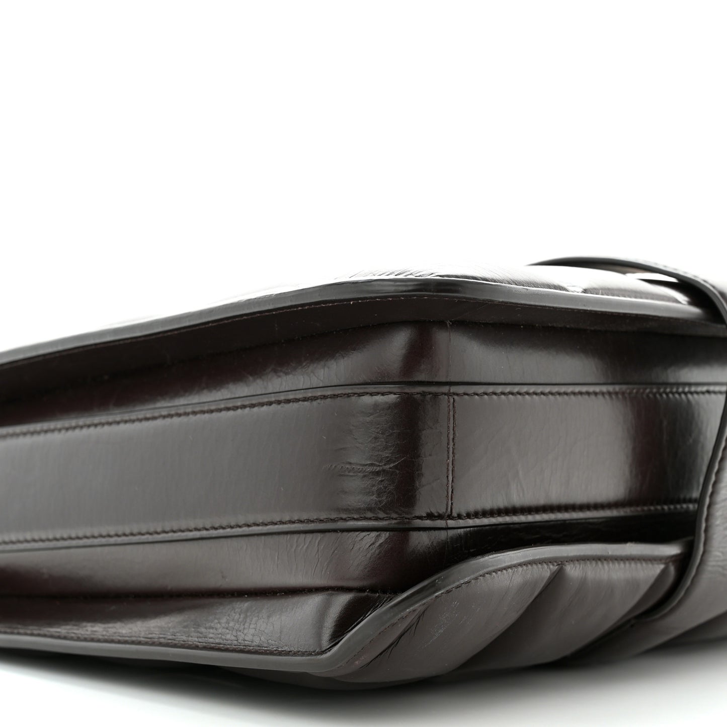 Nappa Maxi Intrecciato Padded Marie Bag Brown