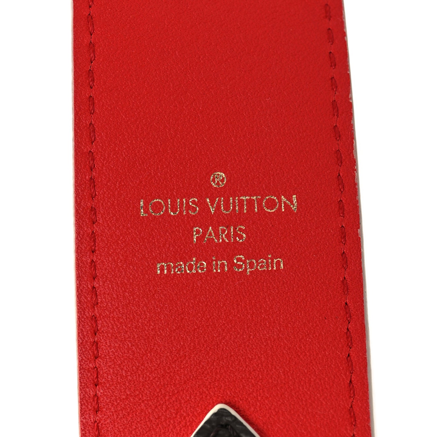Monogram Bandouliere Shoulder Strap Red