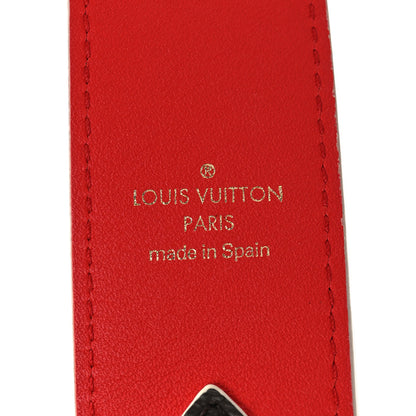 Louis Vuitton Monogram Bandouliere Shoulder Strap Red 4 of 5