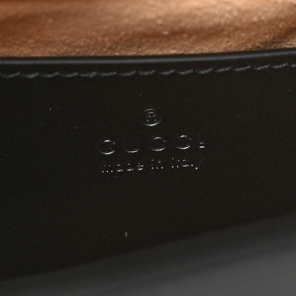 Gucci Calfskin Matelasse Mini GG Marmont Square Shoulder Bag Black 6 of 11