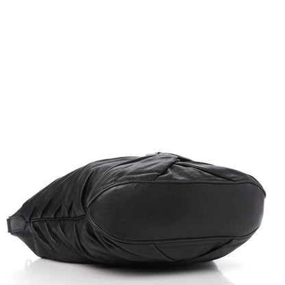 Burberry Lambskin Maggie Soft Knot Hobo Black 4 of 12