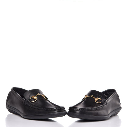 Gucci Calfskin Mens Horsebit Driver Loafers 6.5 Black 4 of 11