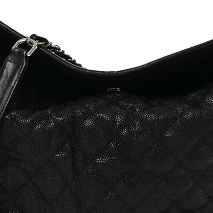 Chanel Caviar Quilted French Riviera Hobo Black 8 of 10