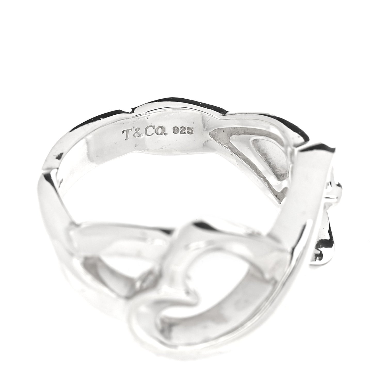 Sterling Silver Paloma Picasso Double Loving Heart Ring 49 5