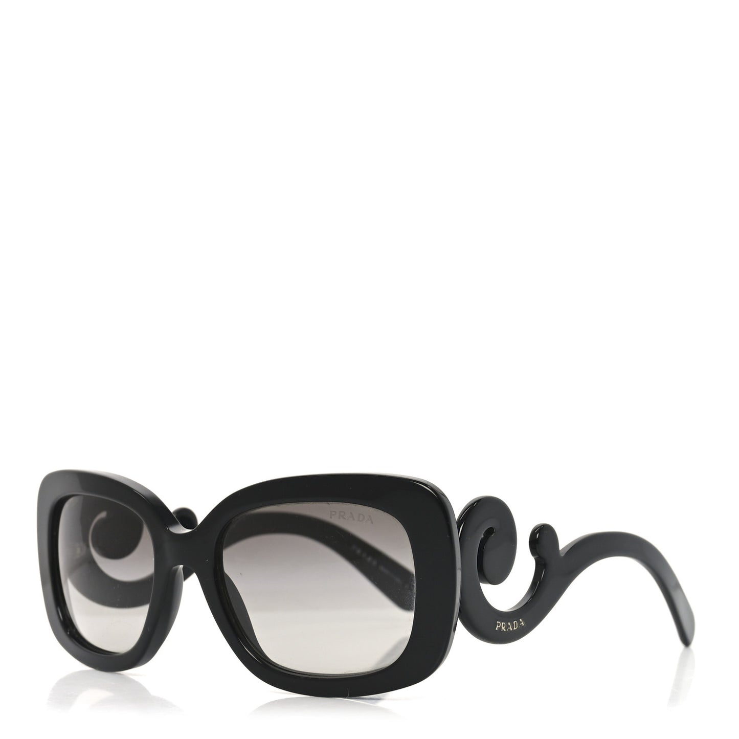 Acetate Baroque Sunglasses SPR 27O Black