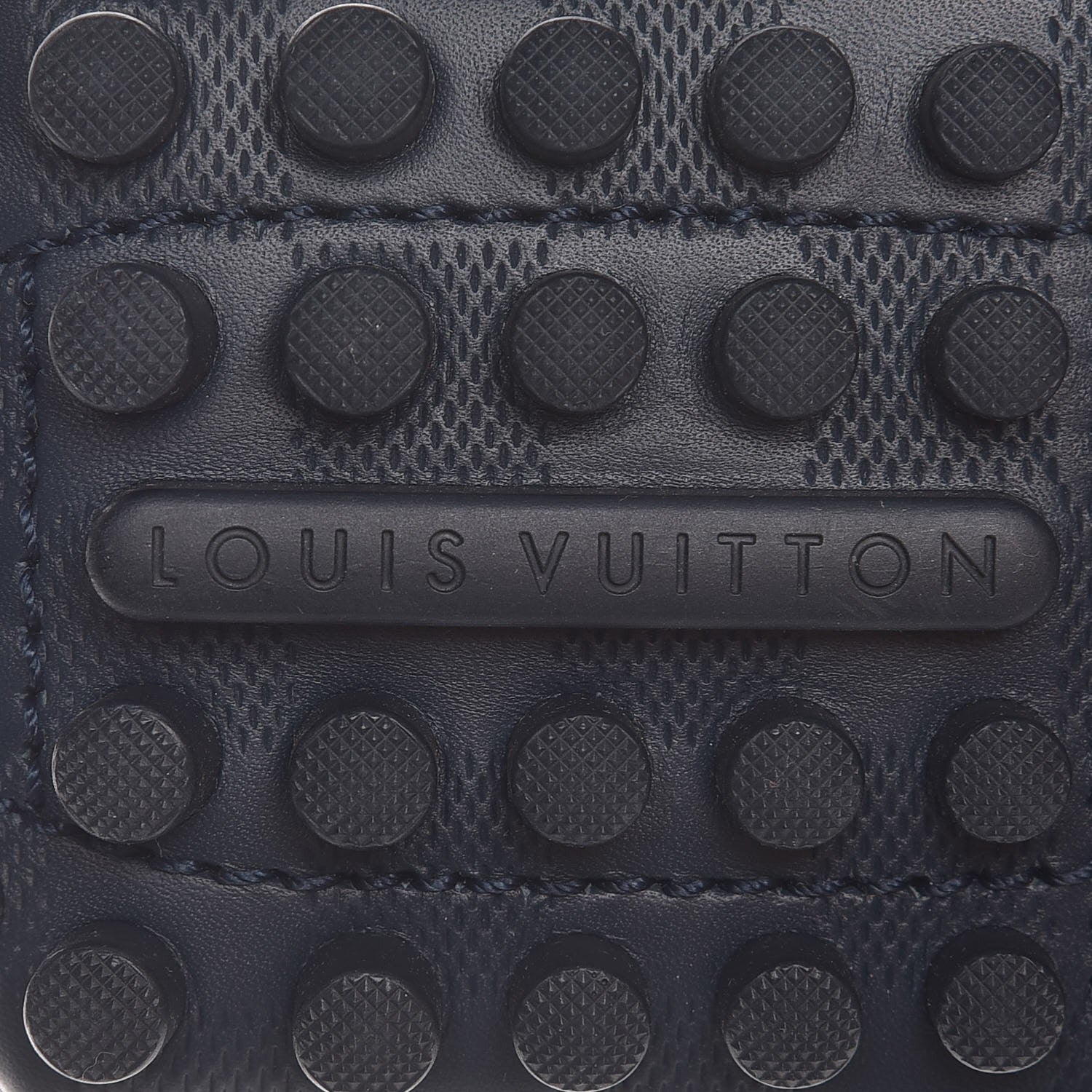 Louis Vuitton Men's Damier Infini Hockenheim Moccasin Loafers 13 Cosmos 6 of 8
