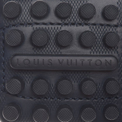 Louis Vuitton Men's Damier Infini Hockenheim Moccasin Loafers 13 Cosmos 6 of 8