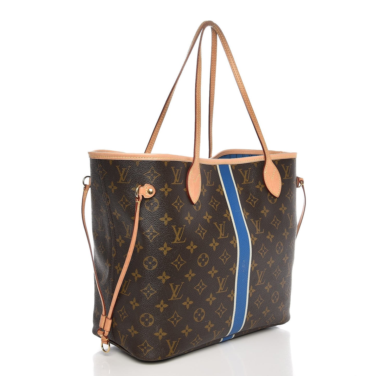 Monogram My LV Heritage Neverfull MM Blue De France White