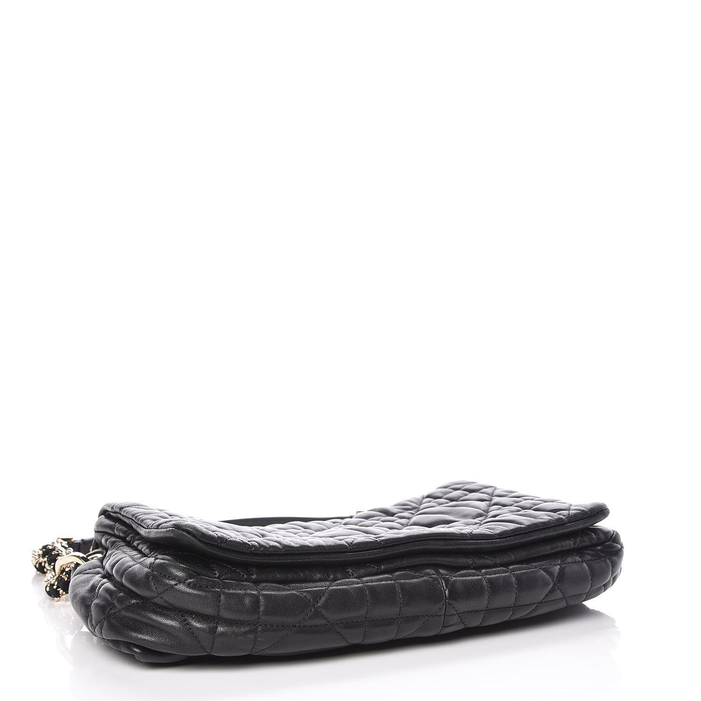 Lambskin Cannage Medium Delidior Flap Bag Black