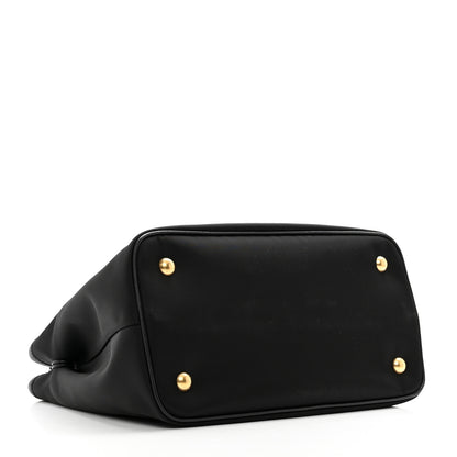 Prada Tessuto Nylon Saffiano Small Tote Black 4 of 9