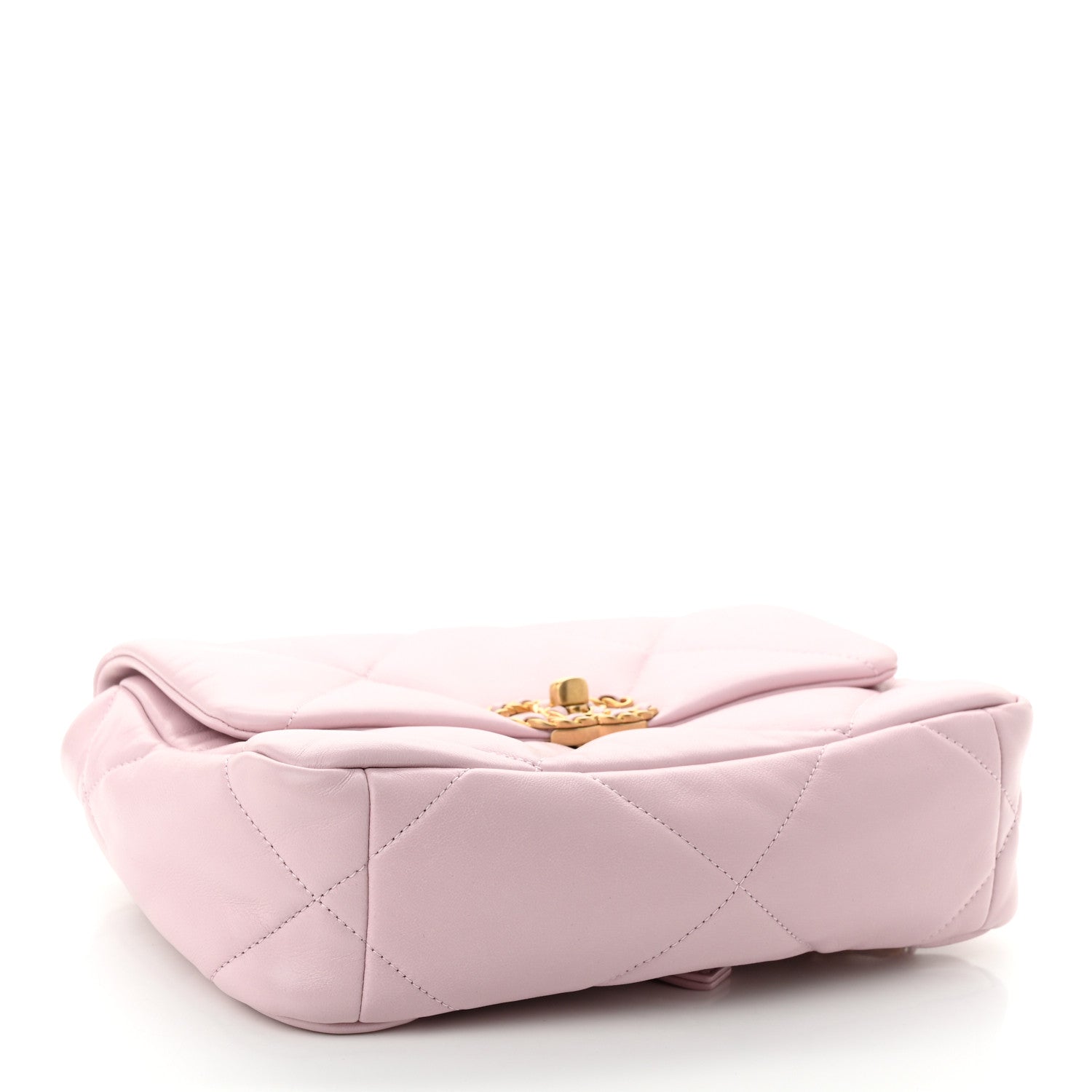 Chanel Lambskin Quilted Medium Chanel 19 Flap Light Pink 3 of 10