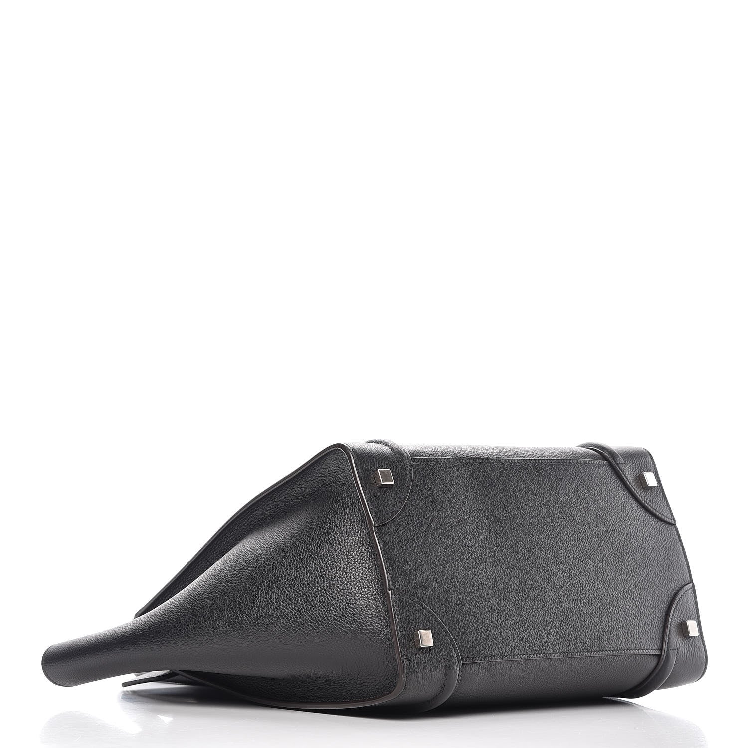 Celine Drummed Calfskin Mini Luggage Black 4 of 19