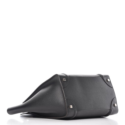 Celine Drummed Calfskin Mini Luggage Black 4 of 19